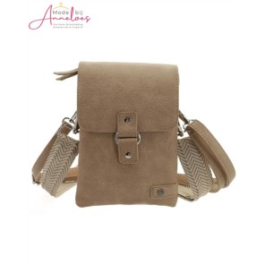 I'm Dutch telefoon en schoudertasje Keith Sand